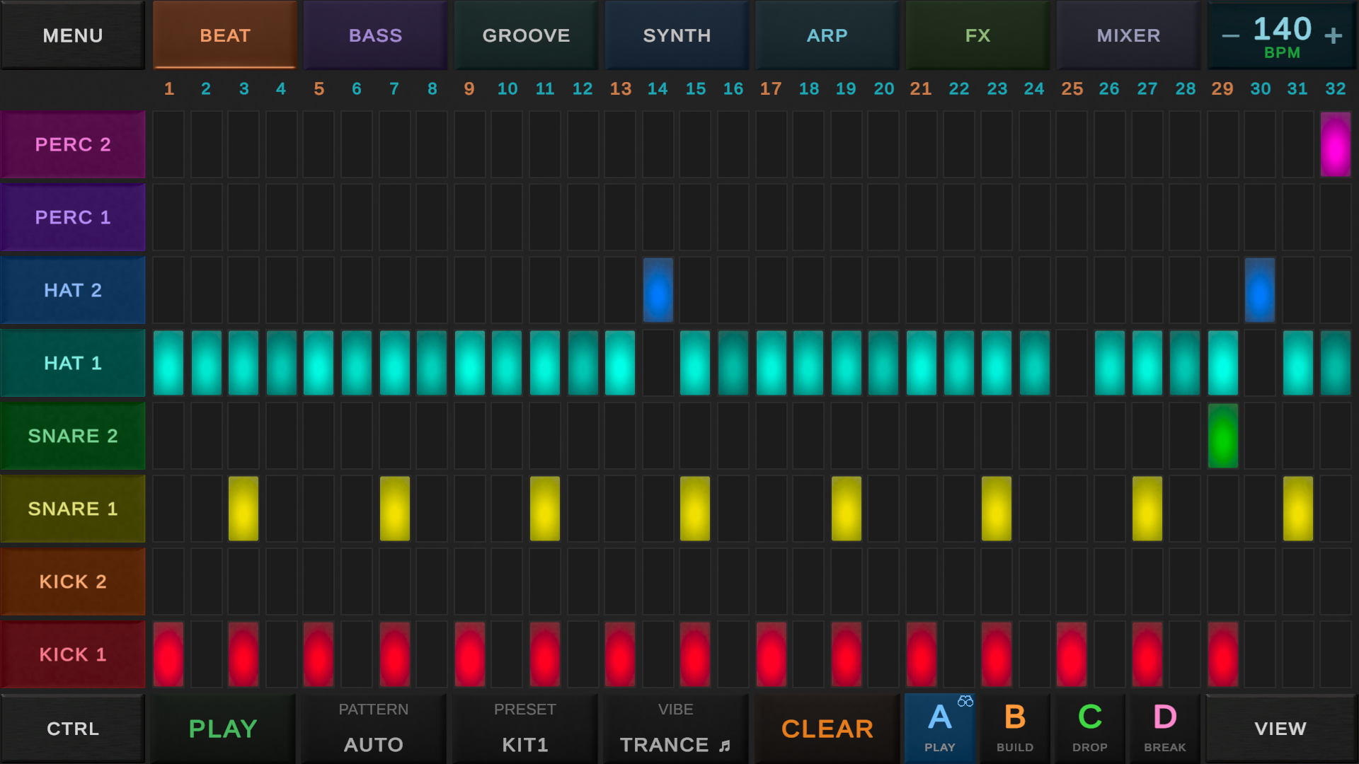 Beat sequencer