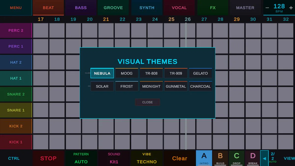 DAWG Nebula theme
